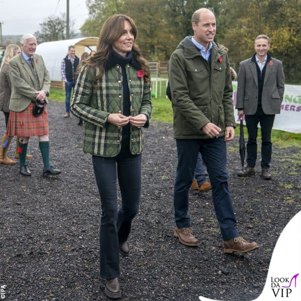 Kate Middleton e il principe William a Moray, in Scozia 