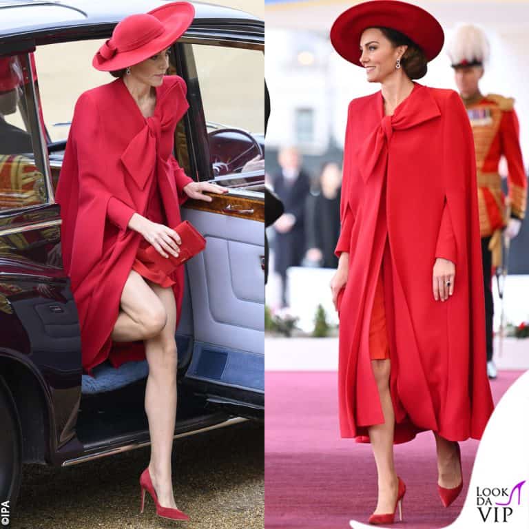 I look di Kate Middleton alla visita di Stato del presidente coreano Yoon Suk Yeol