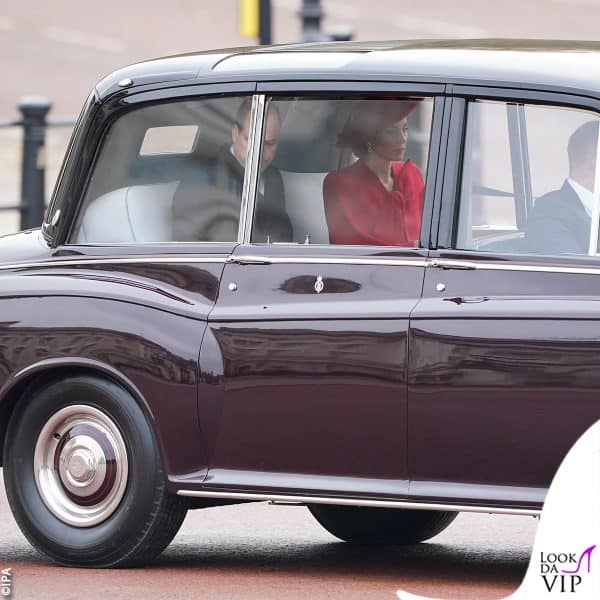 Kate e William arrivano alla Horse Guards Parade