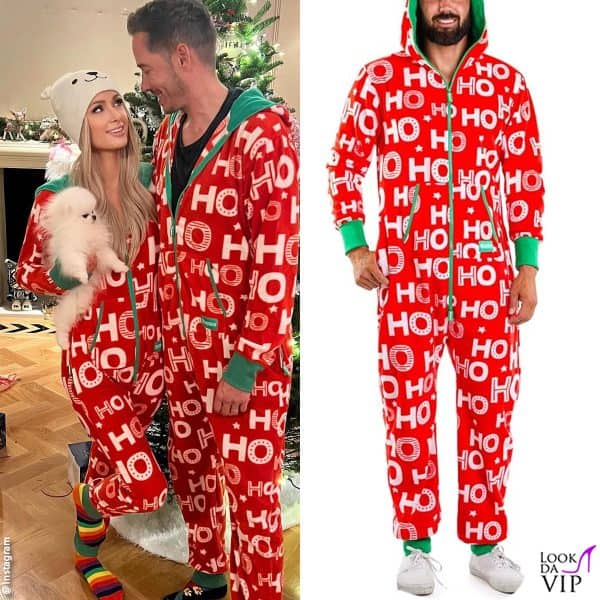 Paris e Carter sono pronti per Natale con le tute Tipsy Elves 