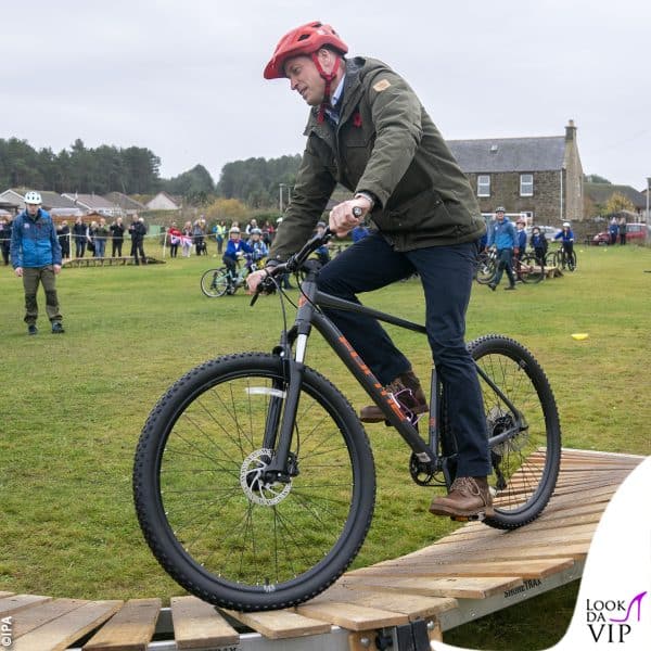 il principe sulla mountain bike 