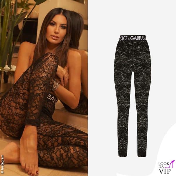 Elisabetta Gregoraci, leggings Dolce&Gabbana (795 euro)