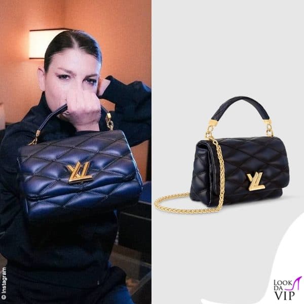 Emma Marrone, borsa Louis Vuitton GO-14 MM (6000 euro)