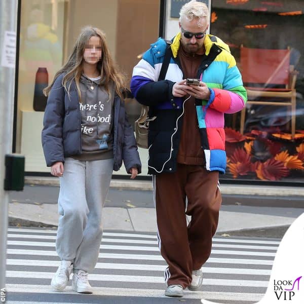 Francesco Facchinetti e la figlia Mia a Milano 