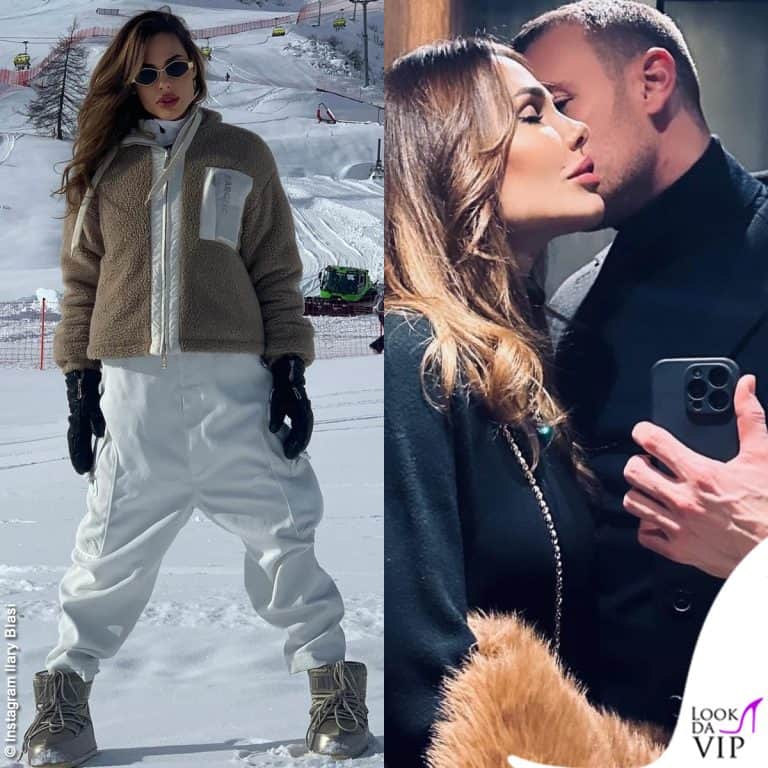 Ilary Blasi a Saint Moritz con Bastian Muller