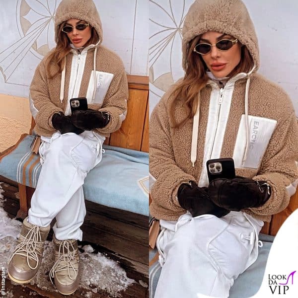 Ilary Blasi a Saint Moritz