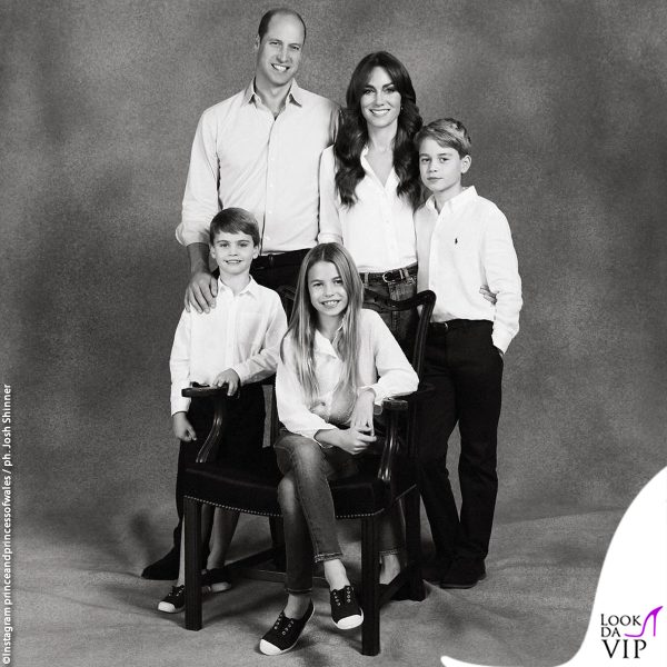 William, Kate e i figli nella cartolina di Natale 