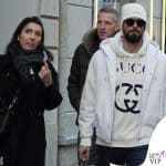 Olivier e Jessica Giroud fanno shopping in centro a Milano