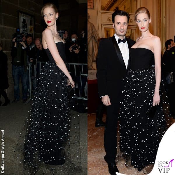 2014 - Eva Riccobono in Armani Prive con Matteo Ceccarini