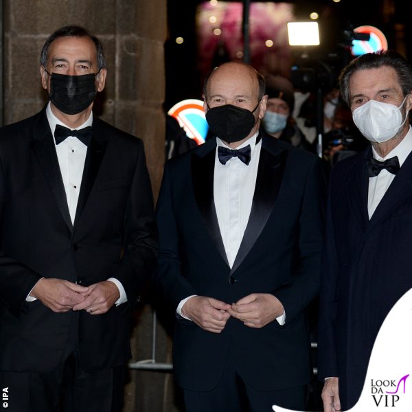 2021 - In piena pandemia, Beppe Sala (Sindaco di Milano), Dominique Meyer (Sovrintendente del Teatro alla Scala), Attilio Fontana (Presidente della Regione Lombardia)
