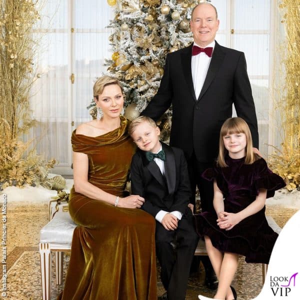 La cartolina Natale 2023 dei Reali di Monaco 