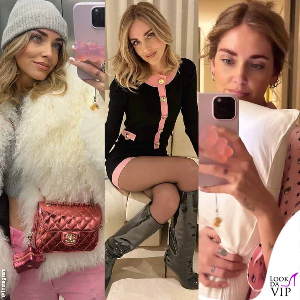 Tra rosa e abiti firmati: i look in pink di Chiara Ferragni