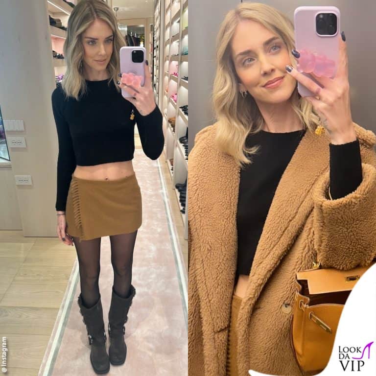 i fit check di Chiara Ferragni nella cabina armadio