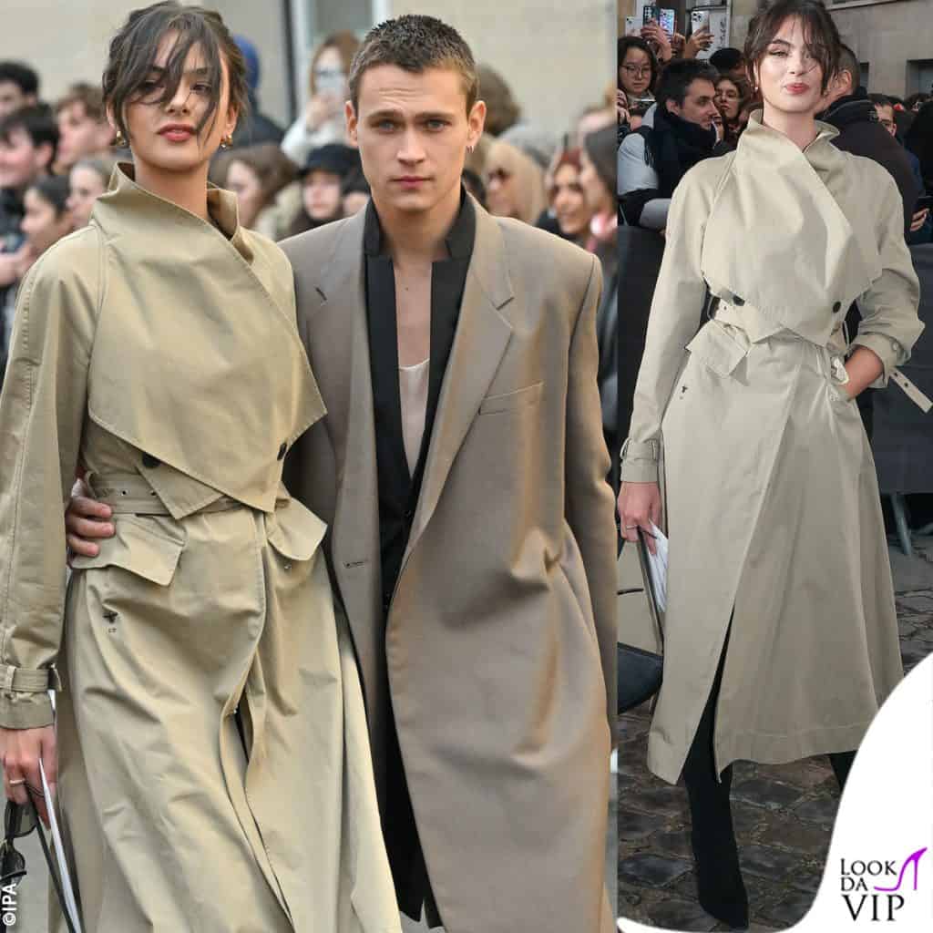Deva Cassel e Saul Nanni insieme alla sfilata Dior