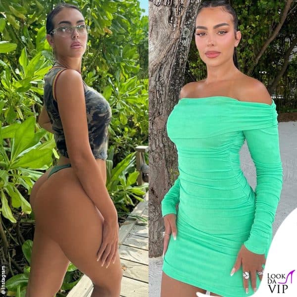 I look di Georgina Rodriguez in vacanza alle Maldive