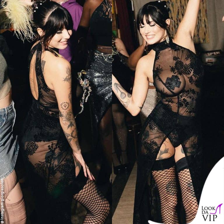 I look di Giorgia Soleri per il suo party di compleanno