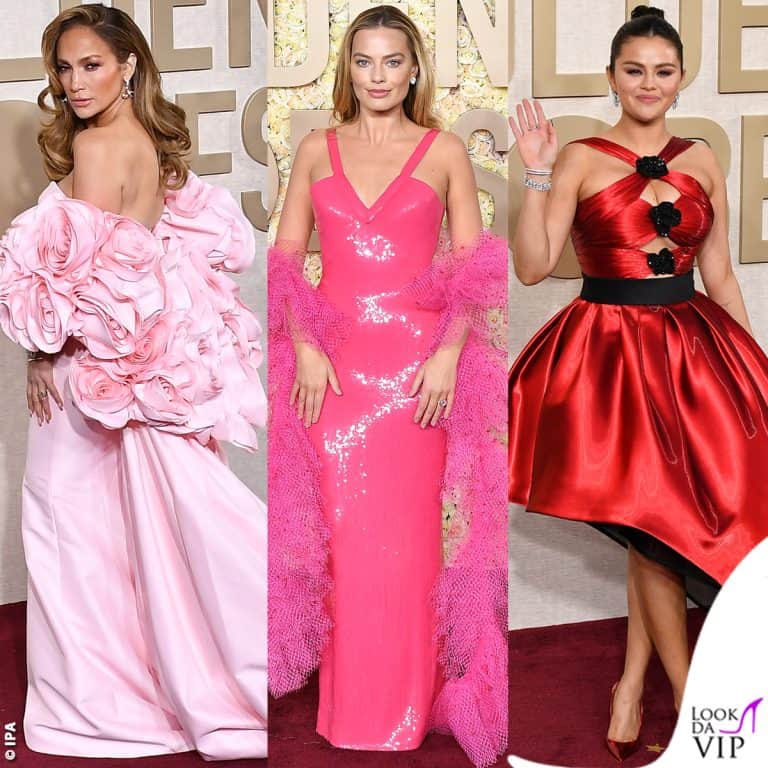 I look delle star sul red carpet dei Golden Globe 2024