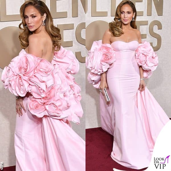 Jennifer Lopez con un abito di Nicole + Felicia Couture
