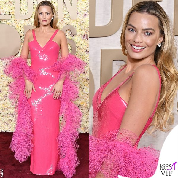 abito Giorgio Armani Privé e gioielli Lorraine Schwartz per Margot Robbie 