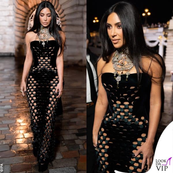 Kim Kardashian pronta per lo show Maison Margiela 