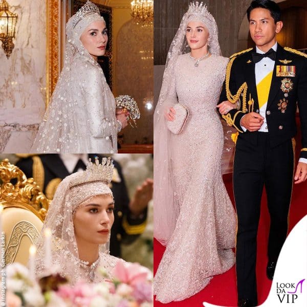 I look delle nozze dei principi del Brunei