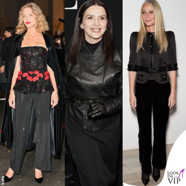Da Armani c'erano Natalia Vodianova, Juliette Binoche, Gwyneth Paltrow 
