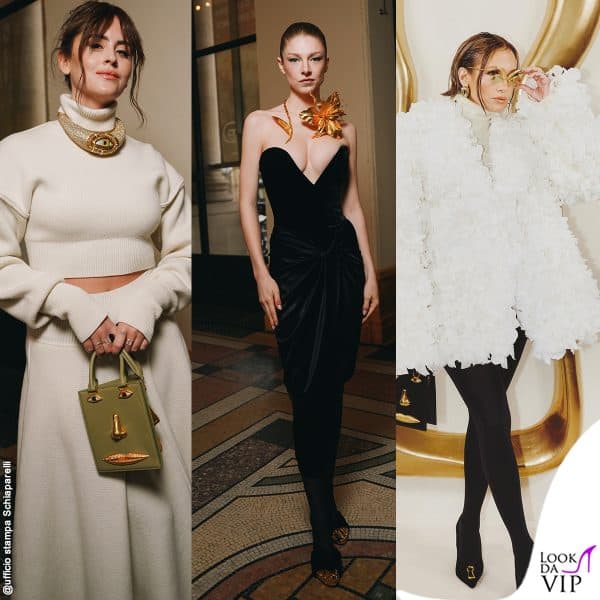 Valentina Ferragni, Hunter Schafer e Jennifer Lopez da Schiaparelli 