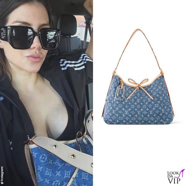 Wanda Nara in Messico (borsa Louis Vuitton)