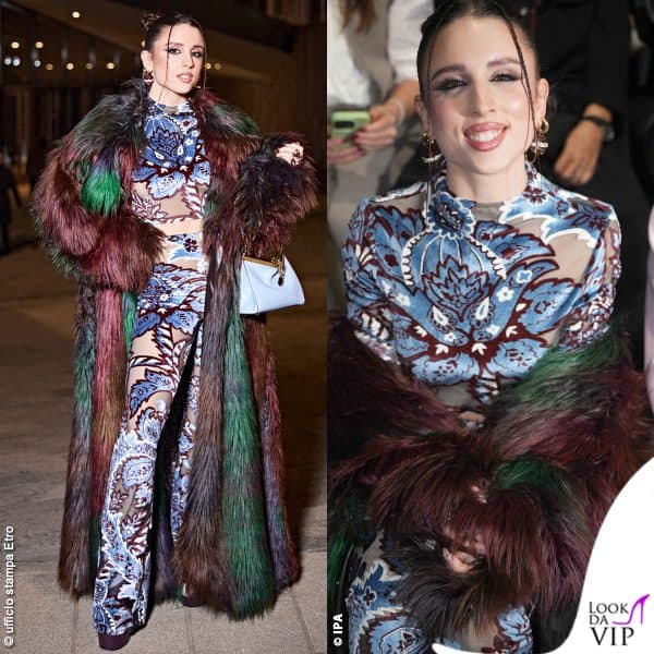 Angelina Mango da Etro 