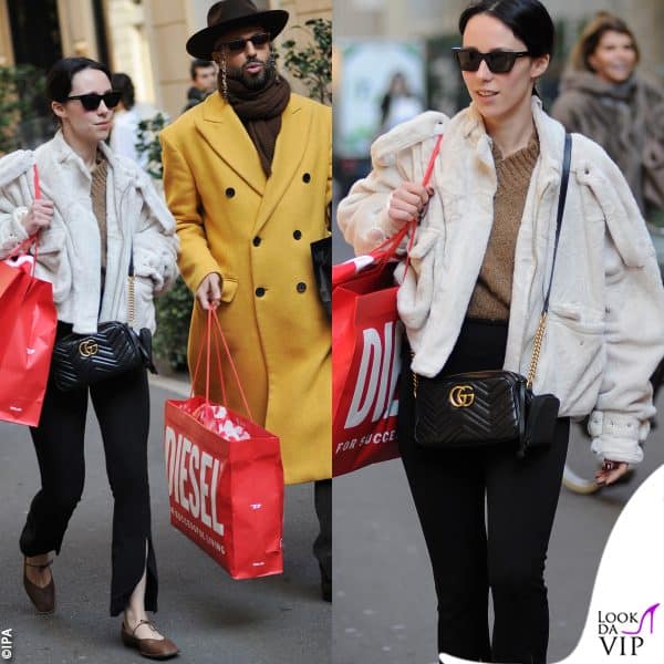 Aurora Ramazzotti e Jonathan Kashanian paparazzati a Milano