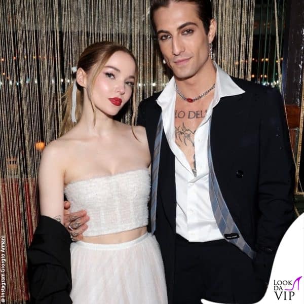 all'after-party dei Grammy (Damiano indossa Giorgio Armani) 