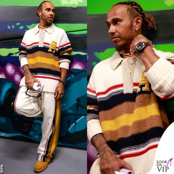 outfit Tommy Hilfiger nel paddock 