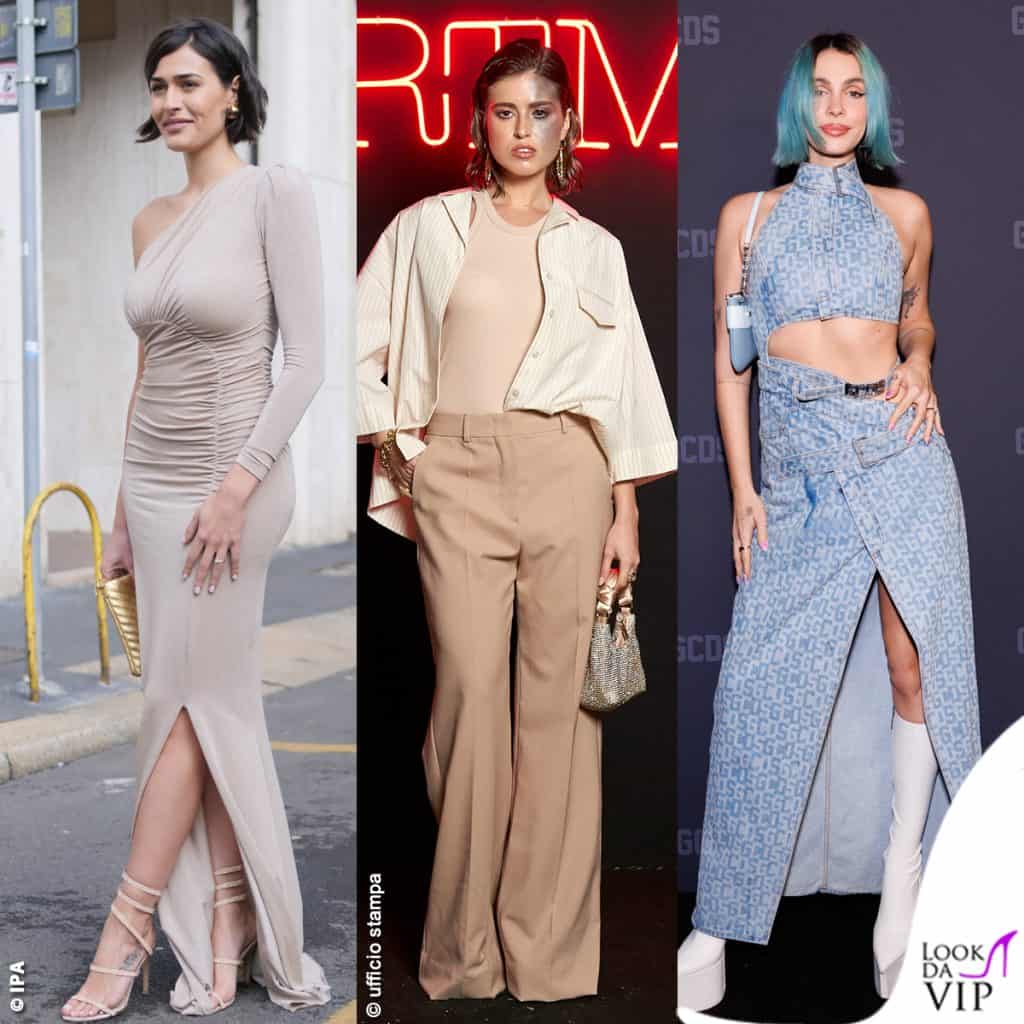 I look delle vip alla Milano Fashion Week