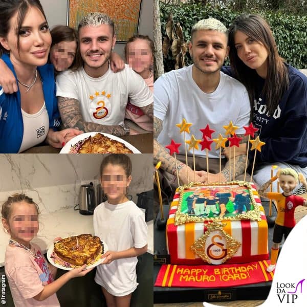 Wanda Nara festeggia il compleanno di Mauro Icardi