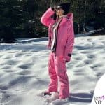 I look di Melissa Satta in montagna