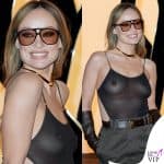 Olivia Wilde alla sfilata Saint Laurent