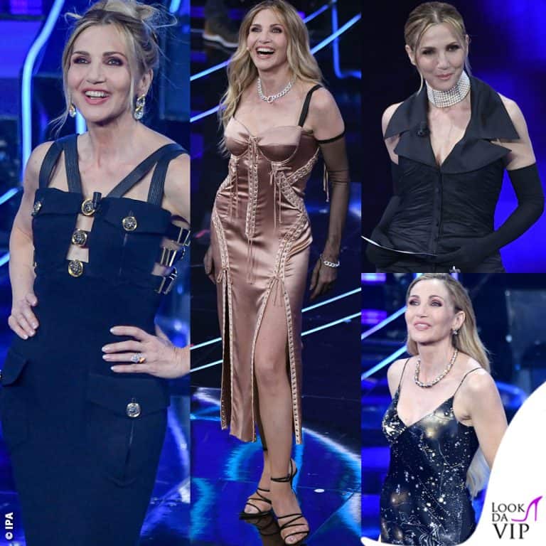 Sanremo, 4 serata: i look made in Italy di Lorella Cuccarini