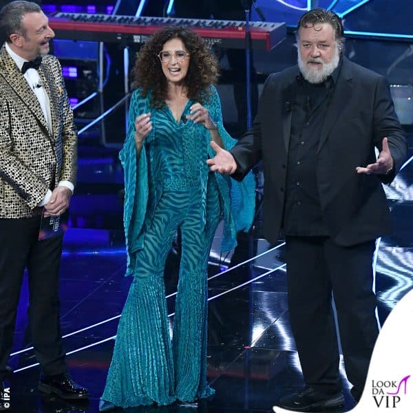 Teresa Mannino con Russel Crowe 