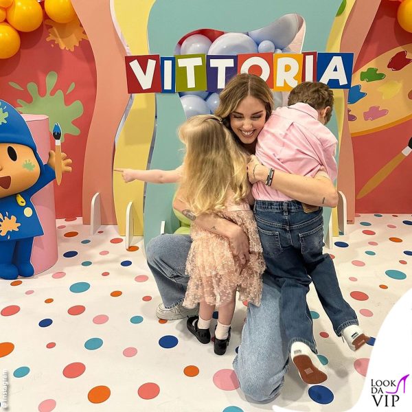 pochi giorni dopo Chiara ha festeggiato anche il compleanno di Vittoria 