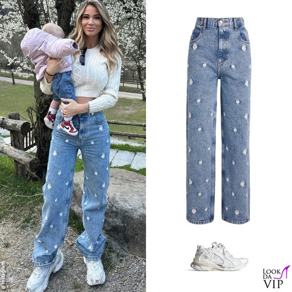 jeans Sandro, sneakers Balenciaga