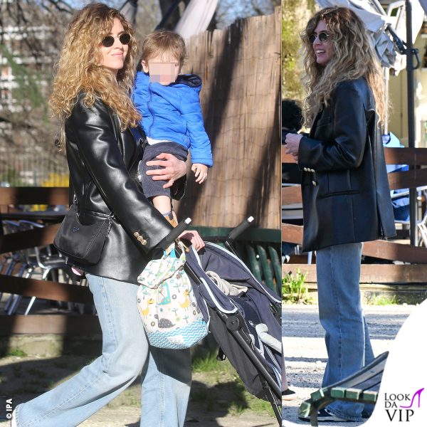 Francesca Ferragni al parco con Edoardo Nicoletti 