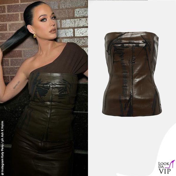 gli ultimi look di Katy Perry (top Rick Owens)