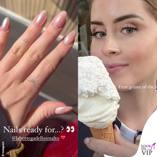 Smalto perlato per Valentina Ferragni