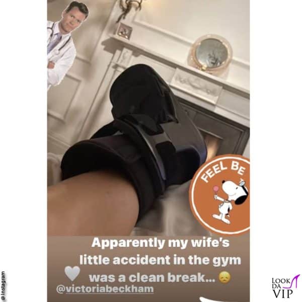 La storia pubblicata da David Beckham su Instagram 