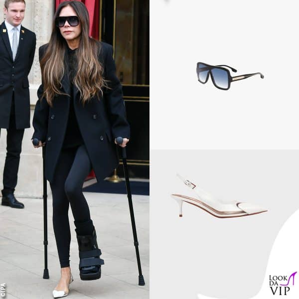 occhiali Victoria Beckham, slingback Alaia 