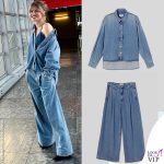 Alessandra Amoroso look Agolde