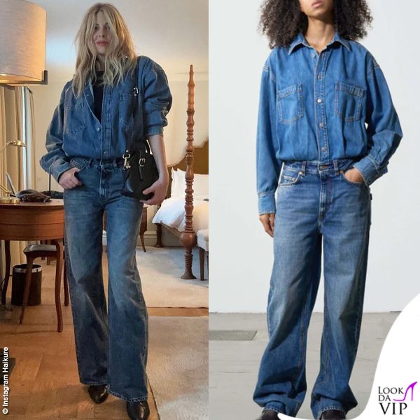 Alessia Marcuzzi indossa una jumpsuit Haikure