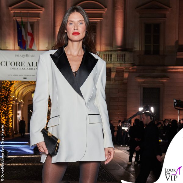 Bianca Balti alla presentazione della mostra "Dal Cuore alle Mani: Dolce&Gabbana" a Palazzo Reale a Milano