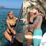 Diletta Leotta Loris Karius Vulcano ottobre 2023