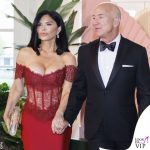 Lauren Sanchez con l'abito di pizzo Rasario alla Casa Bianca